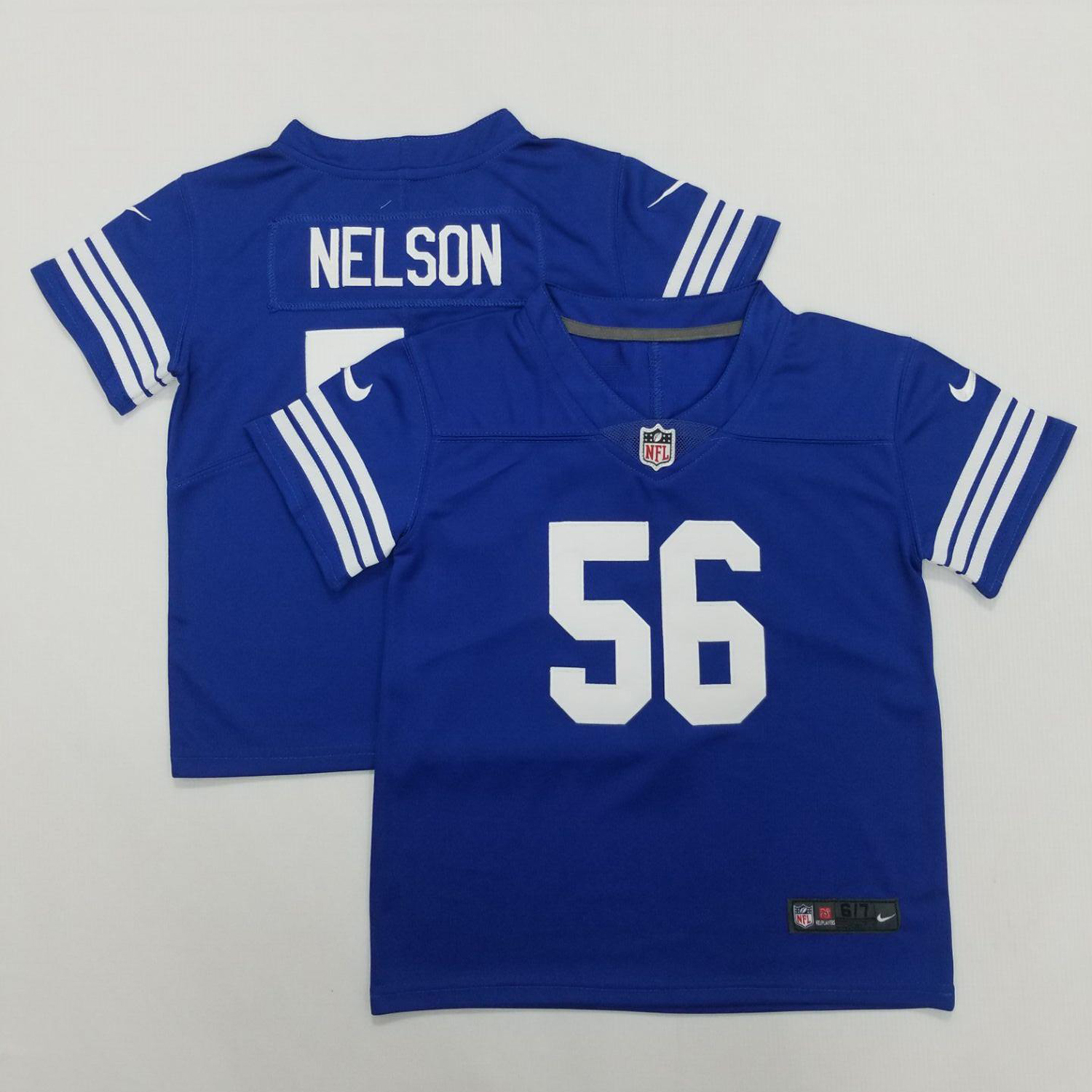 Toddler Nike Colts #56 Quenton Nelson Royal Blue Stitched NFL Limited Jersey